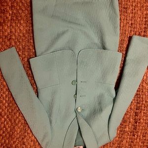 Great homecoming court suit. Worn once size 6. Jacket and skirt are together.